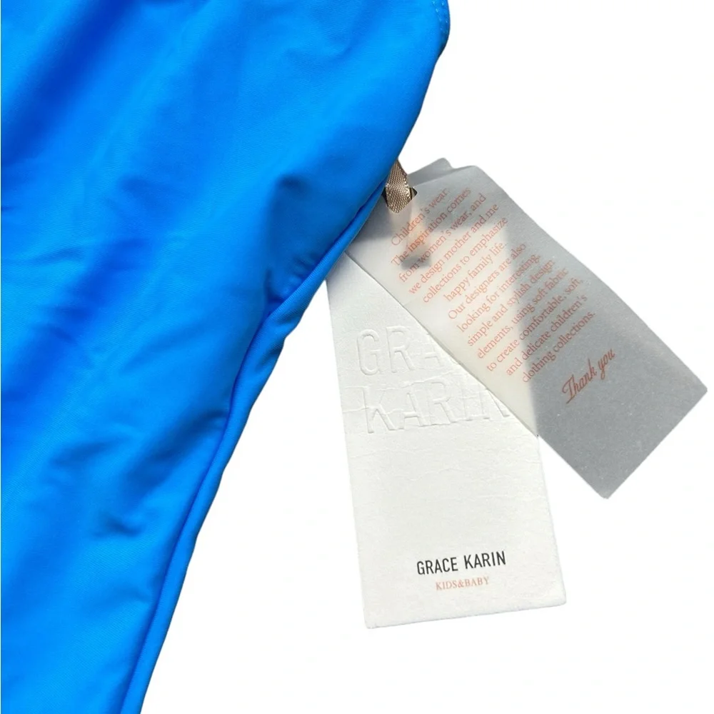 Grace Karin Kids Swim One Piece‎ - Blue
